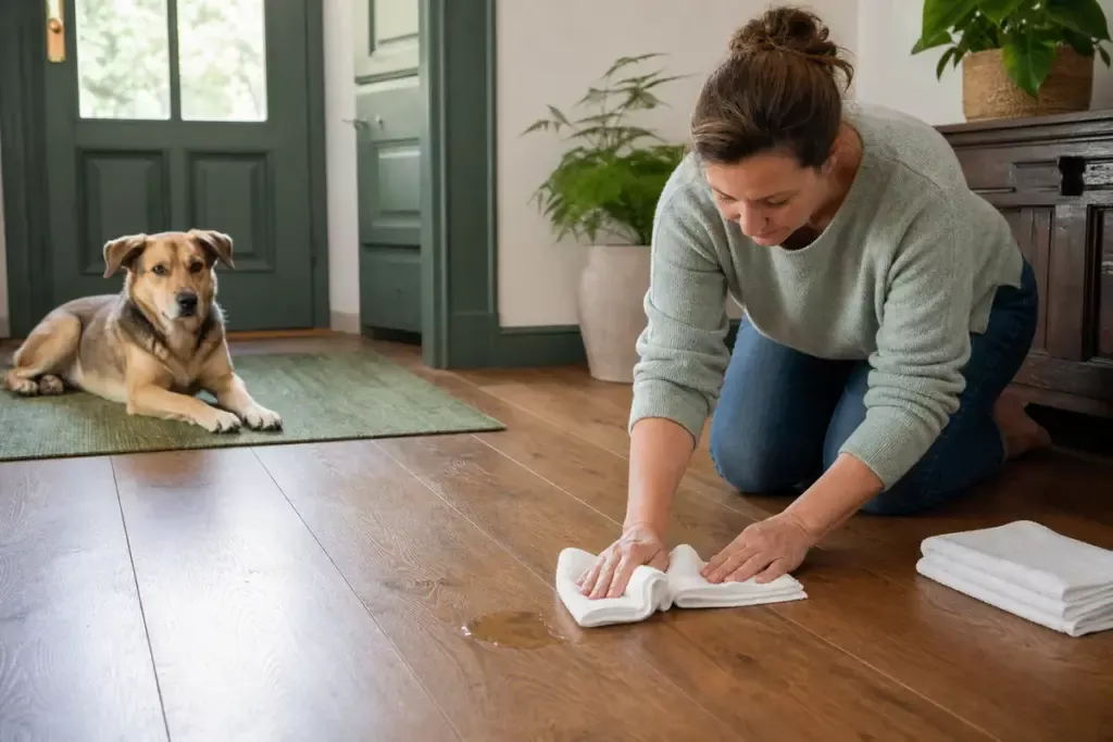 Removing Pet Stains From Hardwood Floors: A Finish-First Routine